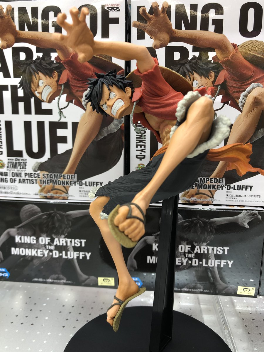 秋 葉 原 Hey 10 00 22 00 時短営業中 على تويتر プライズ 本日新入荷 劇場版one Piece Stampede King Of Artist The Monkey D Luffy キングオブアーティストシリーズのルフィ入荷です 躍動感溢れるフィギュアとなっておりますよ Hey2階に登場です