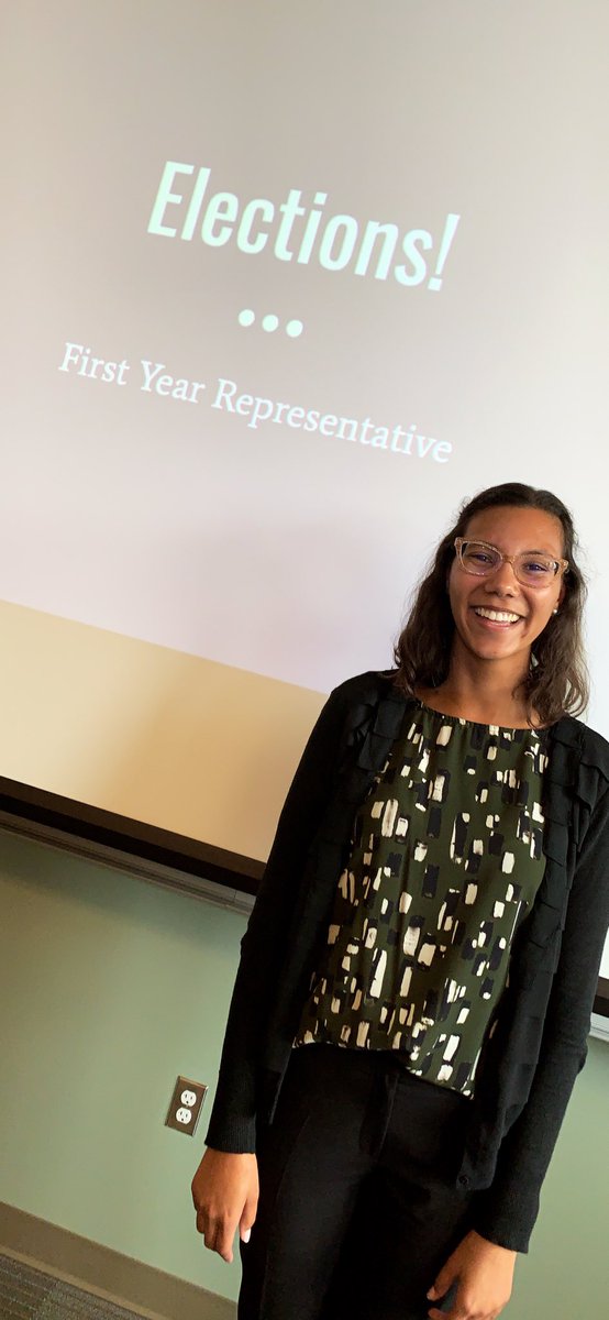 Thanks to everyone that joined us at the call out meeting earlier and congrats to our new First Year Representative, Katarina Falero!