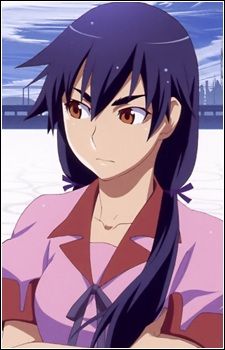 As suggested by @/DayDreamWarior, Suruga Kanbaru from the monogatari series is a lesbian.