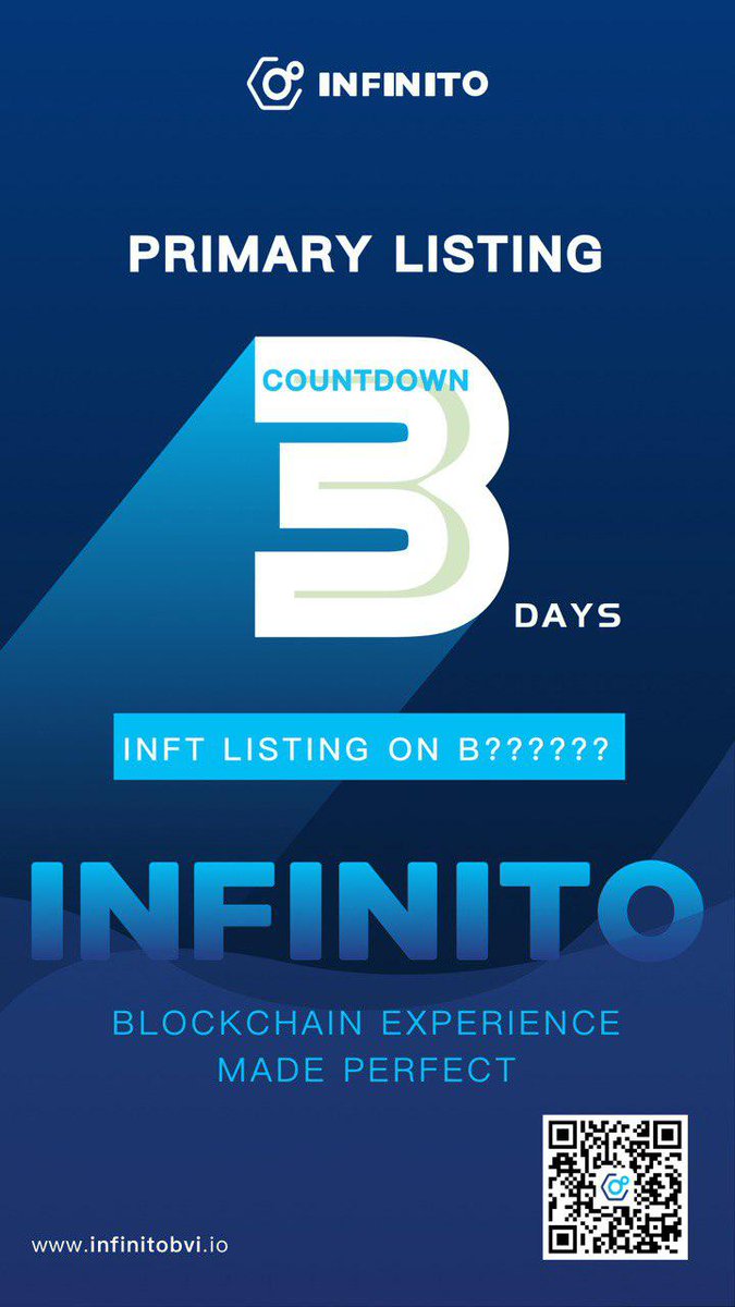 DirkJanXumm's tweet photo. ✨It's official: Infinito Token (INFT) will be listed on global exchange at 10:00 PM (UTC+8) on 30/08/2019!

⏳ Countdown to the premier of INFT: https://t.co/wTfMXdwFAJ 

📢Exchange name will be revealed soon, first and foremost on our Telegram channels: https://t.co/y3Vtn3BaMT https://t.co/3qo3nT85yU