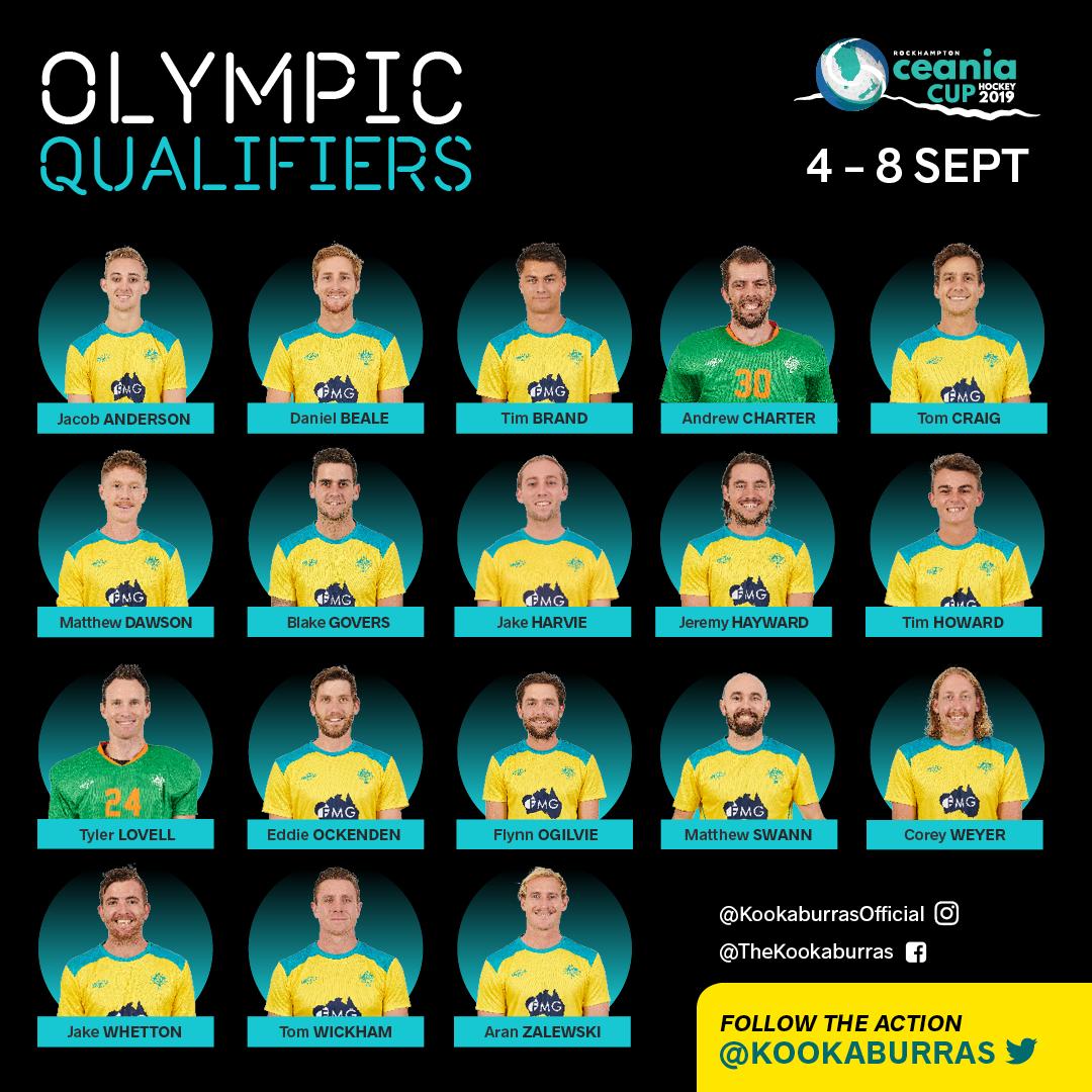 Our team has been selected for the #OceaniaCup - where we will aim to secure our place at #Tokyo2020! #PrideOfTheKookas

Full story 📰: hockey.org.au/News/batch-nam…