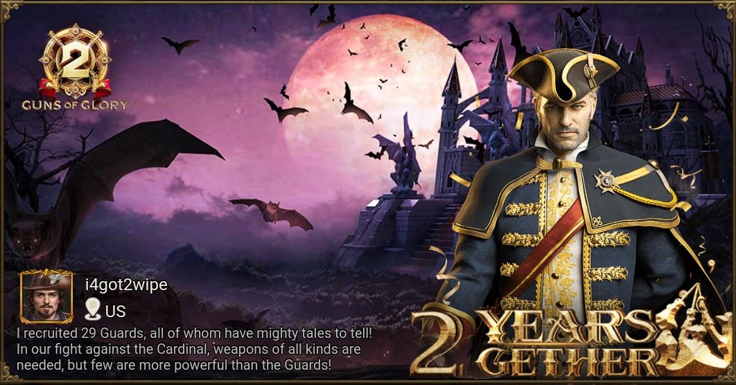 [Hot Event] Celebrate 2nd Anniversary with Guns of Glory! gog-news.kingsgroupgames.com/api/gog2ths/th…