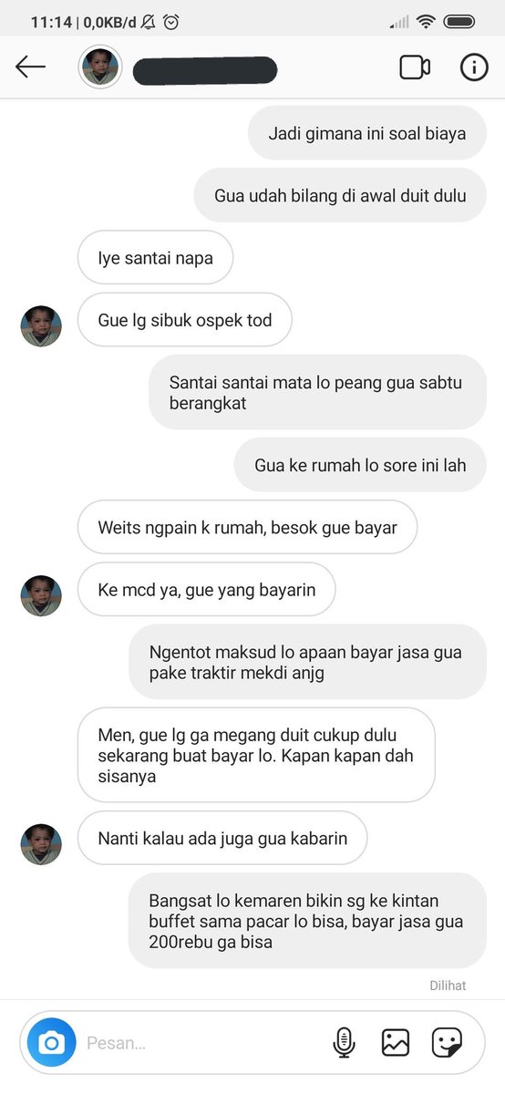 Belajar ngedit hampir 6 tahun cuma dibayar pake traktiran mekdi 🙂 itu pun ngaret lagi 🤡🤡🤡