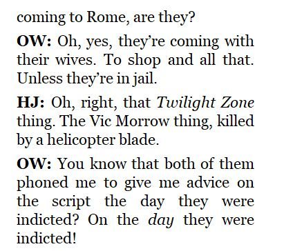 Orson verbally punching John Landis in the balls so hard it might begin to explain Max LandisLandis, John