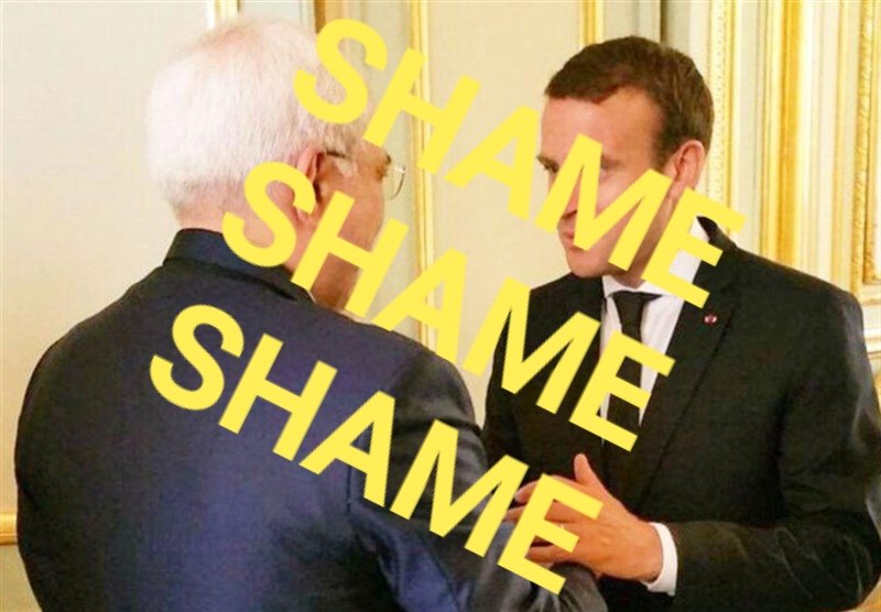 shahnazfarzaneh's tweet photo. @NikkiHaley @realDonaldTrump In #Iran people are chanting "our enemy is here" while regime desires "death to America". Now it's up to sneaky, shameless .@EmmanuelMacron to choose between #Terrorist Mullahs or his allies #US. Didn't #France stood for democracy & freedom? #NotWhatFriendsDo #G7 .@francediplo_EN https://t.co/pFre8YSHGj