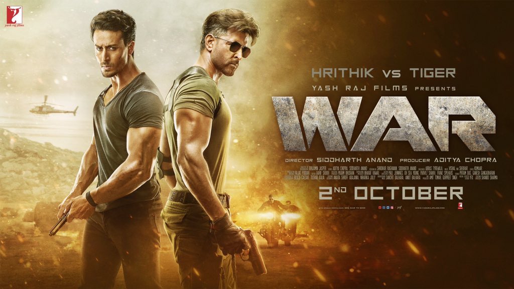 You’ll need your team to console you when this war is won #WAR, @iTIGERSHROFF. #TeamHrithik make some noise! #WarTrailer #HrithikvsTiger #TeamHrithik @vaaniofficial #SiddharthAnand @yrf

youtu.be/tQ0mzXRk-oM