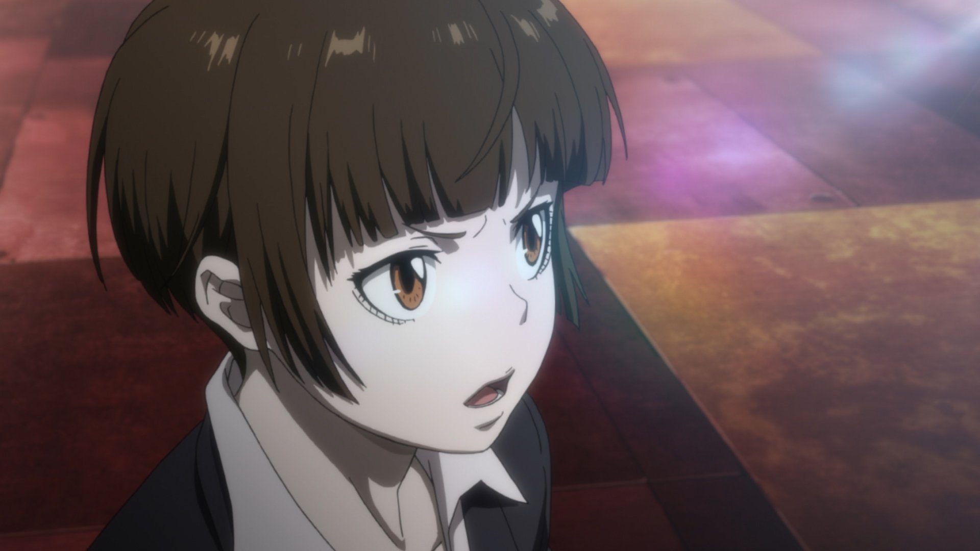 Psycho Pass サイコパス 公式 ｂｓフジ 本日24 30 Psycho Pass サイコパス 第話放送 第話 正義の在処 ドミネーターに導かれ シビュラシステムの真実を知った朱 一方狡噛は 自らの計画を着々と遂行する槙島との距離を 確実に詰め始めて