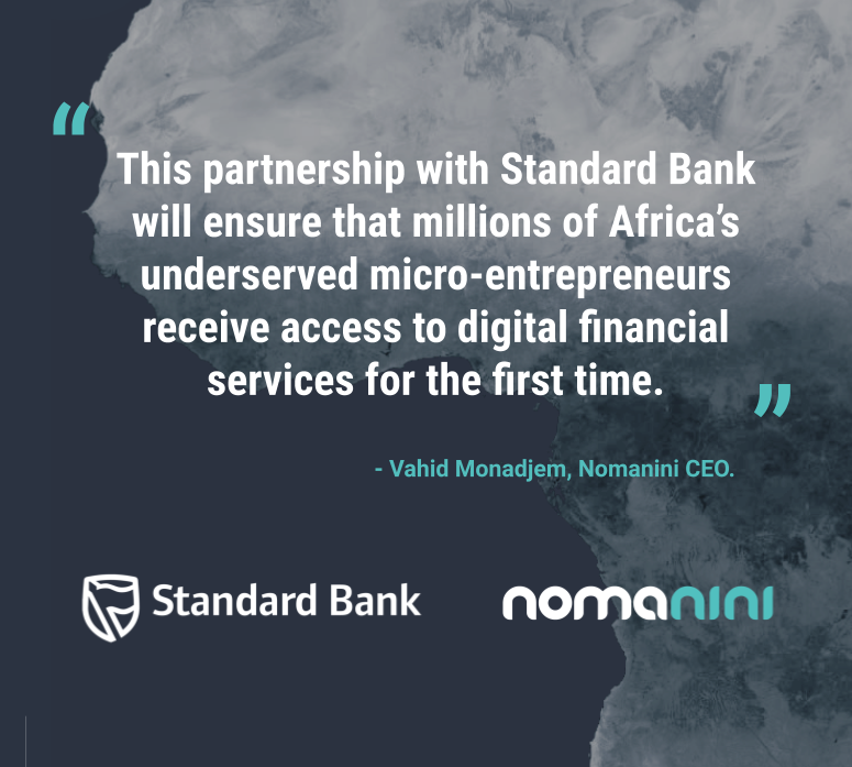 Excited to announce that we have raised $4m in a #funding round led by Standard Bank, Africa's biggest #bank bit.ly/NomaniniStanda…

#fintech #banking #platform #financialinclusion #informaltrade