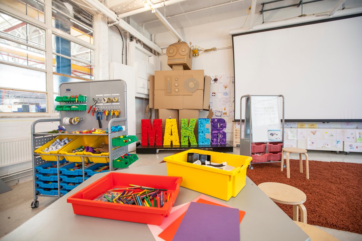 Gratnells's tweet photo. There's still time to visit @ImaginationLdn and we're proud to have some #Gratnells kit in the #MegaMakerLab. It's an exciting event that we're thrilled to sponsor and can't wait to see lots of people getting involved in #STEM throughout the summer. 
#STEMEducation #STEMLearning https://t.co/TQCP79kjMz