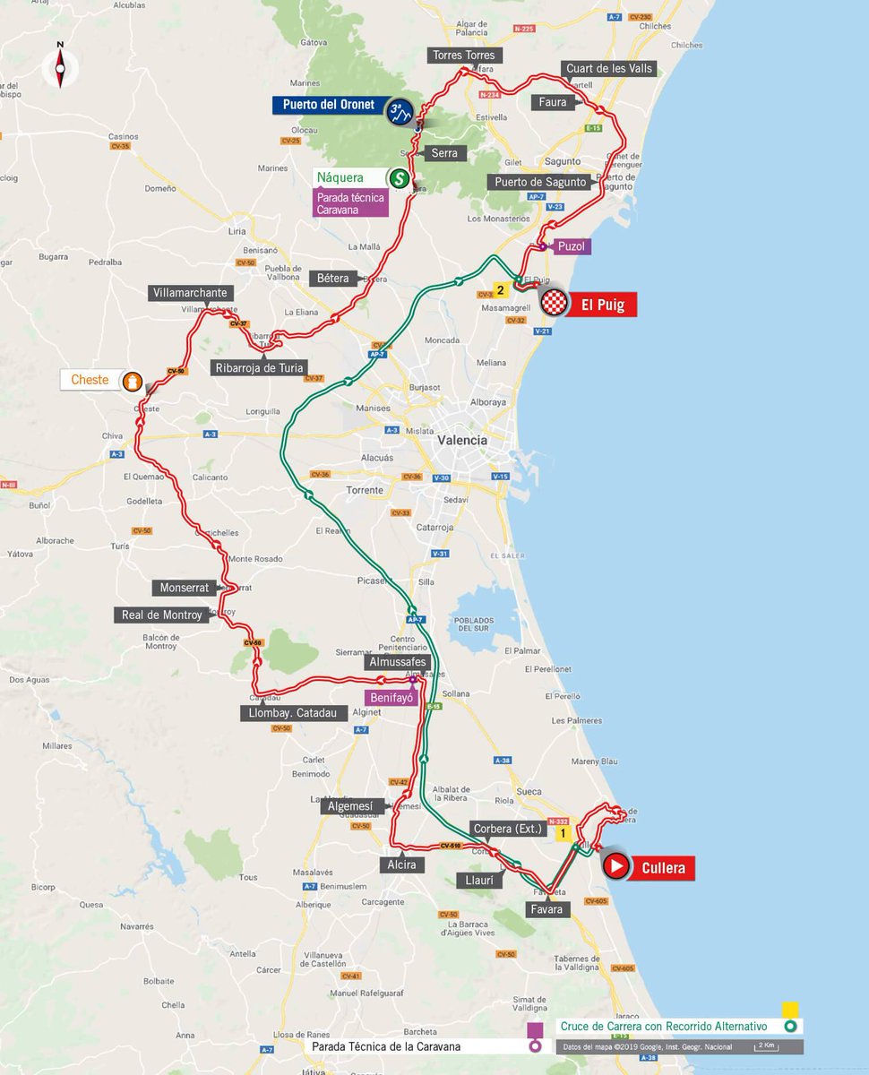 BHRVictorious's tweet image. Stage 4⃣ 
🚩 Cullera
🏁 El Puig
🛣️ 175.5km
🕐 12:55-13:19
🕠 17:23-17:49
➡️ A new chance for the sprinters with an easier course than yesterday.

#LaVuelta19