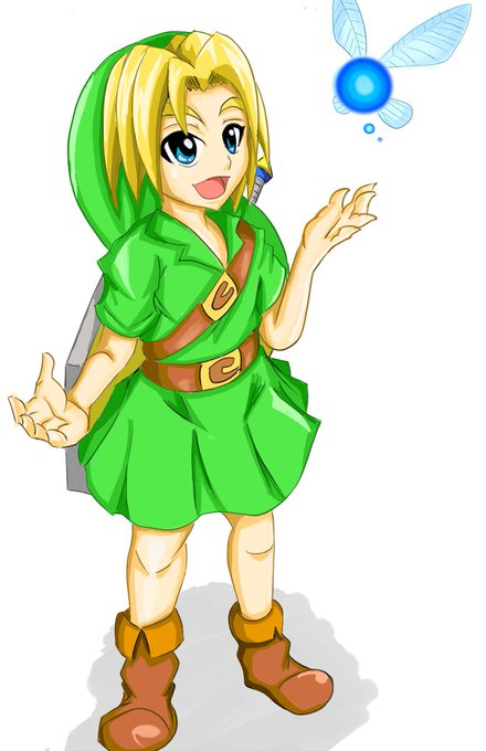 子供リンクとナビィ #ゼルダの伝説 #リンク #ナビィ #子供リンク #ゲーム #任天堂 #時のオカリナ https://t.co/RnzaIOtaAI 