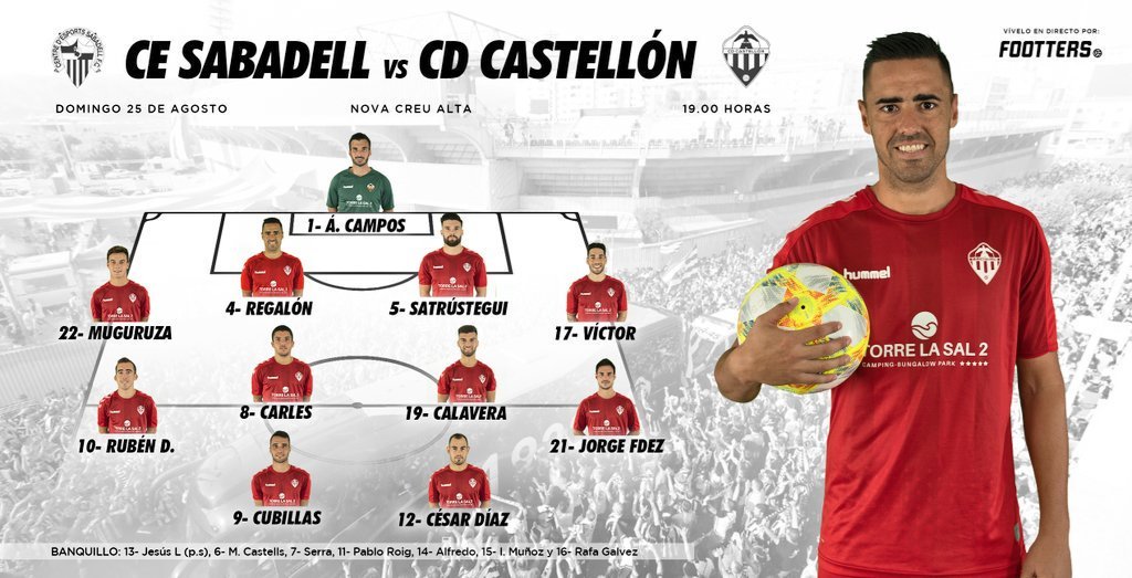GradaCastellon's tweet photo. Después del partido del @CD_Castellon en la Nova Creu Alta contra el @CESabadell , ¿que es lo que más os gustó? ¿El manejo de balón?¿La implicación defensiva?¿La llegada por bandas?¿El peligro arriba? ¡Opina! #PPO @GradaCastellon https://t.co/vwlhQVfoZe