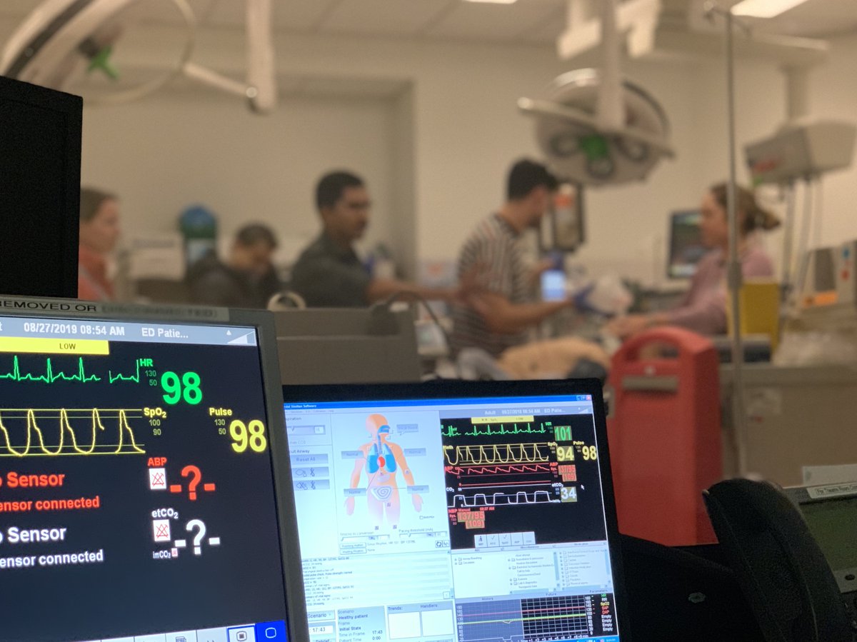 expensivecare's tweet photo. Another fun day of simulation based airway skills teaching on the Critically Ill Airway course today. Preparing doctors, paramedics and nurses for the physiologically (and sometimes anatomically) difficult airway. #alfredCIA @intensiveblog https://t.co/HMCGkiKrHQ