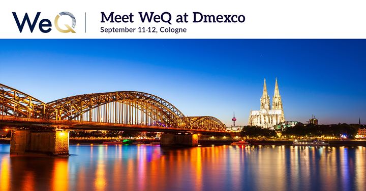 Not long til #dmexco19! Are you looking for new and effective ways to grow your app? Send us an email at events@weq.com to get the conversation started. We look forward to meeting you in Cologne! bit.ly/2L8XSU7 #dmexco2019 #dmexco #digitalmarketing #useracquisition