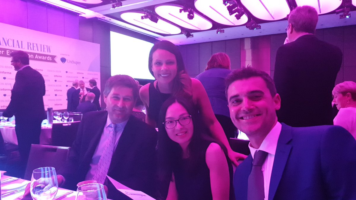 AFR Awards in Brisbane - great Deakin team
