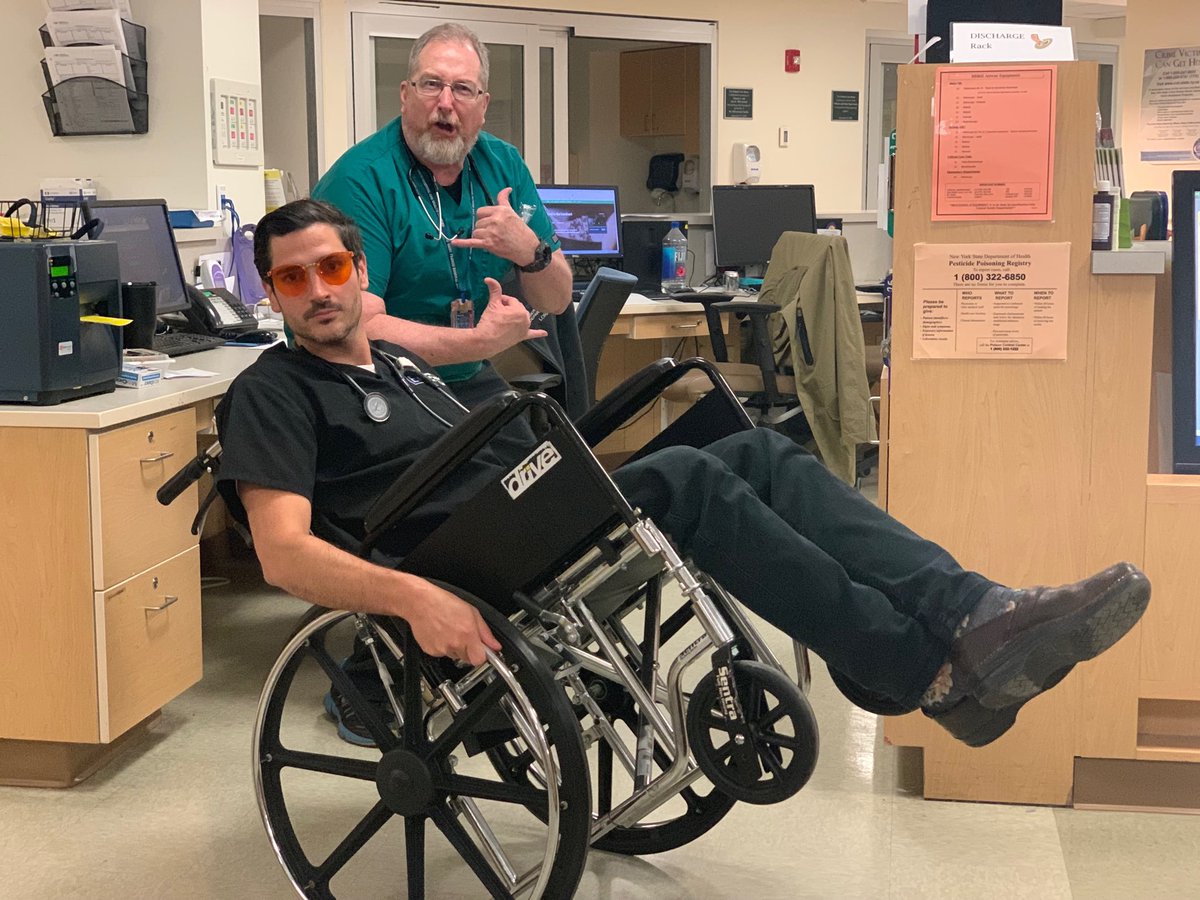 Just another day saving lives on the night shift.