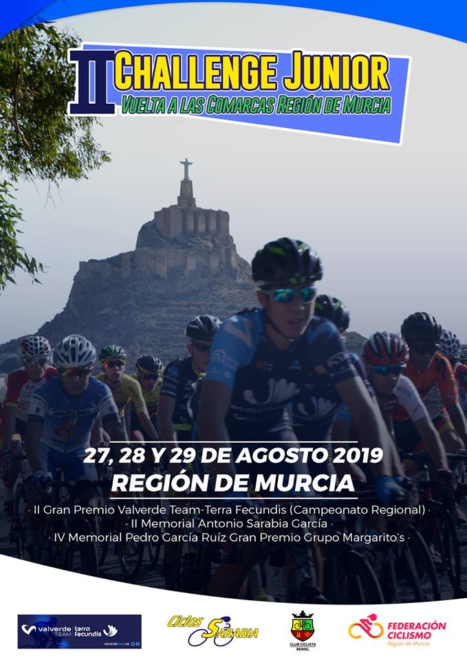 CiclosSarabia's tweet photo. 👉 Mañana participamos en la II Challenge Junior Vuelta a las Comarcas Región de Murcia 🏆 en el II Memorial al gran Antonio Sarabia García ❤

Estaremos en Molina del Segura, en la Urbanización los Olivos a partir de las 16:00 👏 ¡Os esperamos! 🚴‍♀️🚴‍♂️

#ciclismo #Murcia https://t.co/KkXSalSVTy