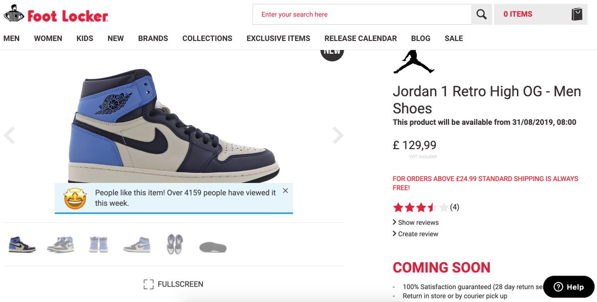 foot locker obsidian jordan 1