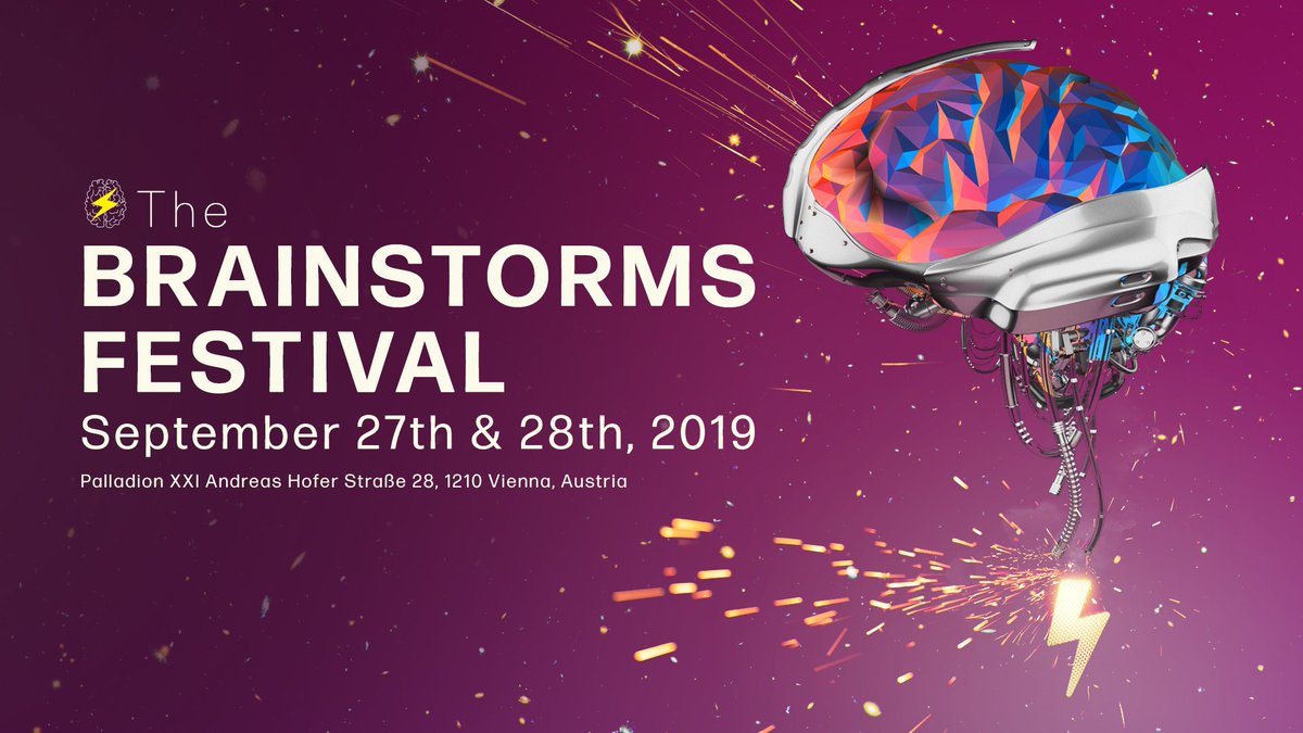 Join the Brainstorms Festival, Sept 27th-28th in Vienna, Austria. 

Bridging the gap between research and the industry, in neuroscience and AI. 

Join to discuss diagnostics, treatment, human augmentation, wearables, and human-oriented technology

brainstormsfestival.com