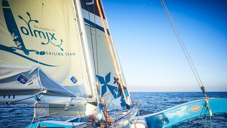 Venez soutenir et encourager l'équipage et le trimaran Olmix à La Trinité-sur-Mer du 28 au 31 août 2019 lors du #Trophéedesmulticoques !
