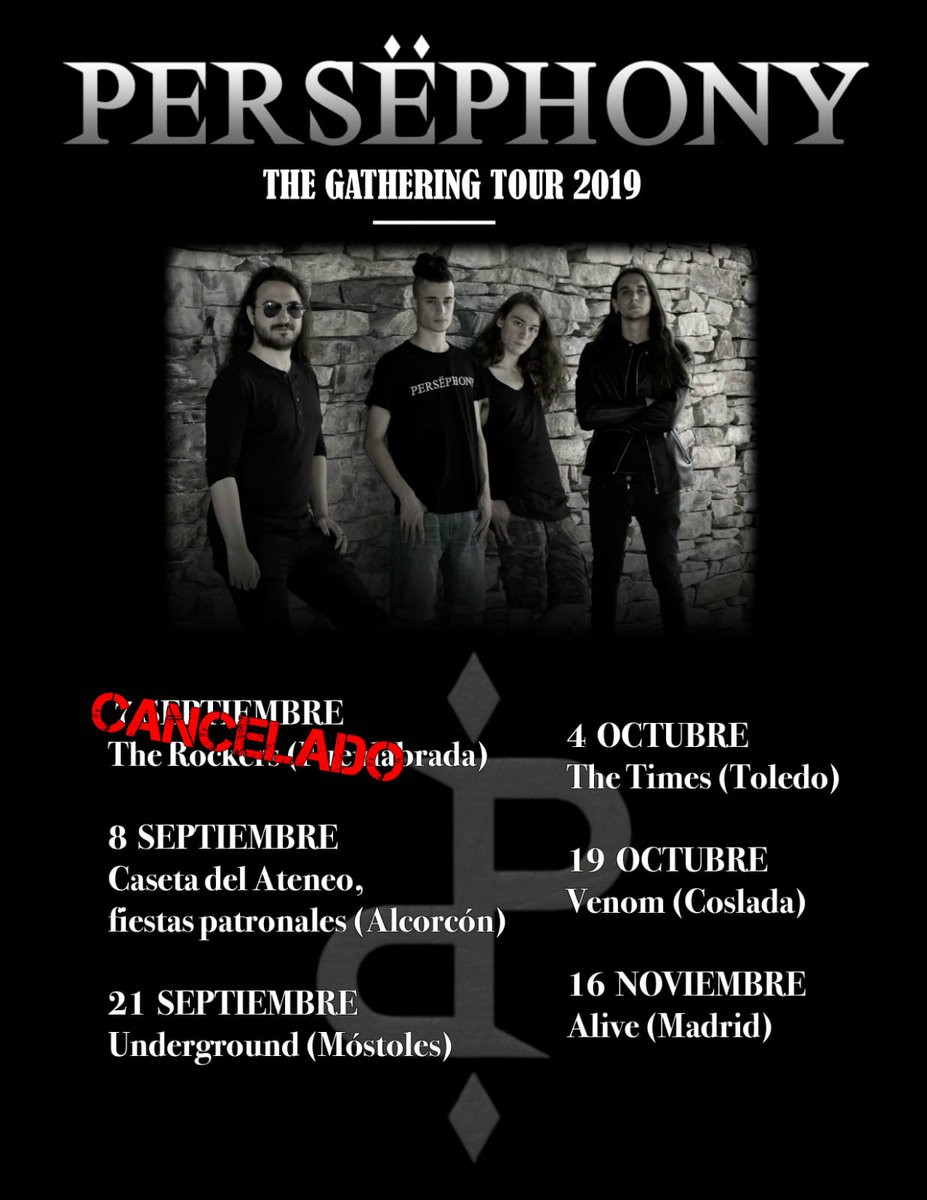 PersephonyMetal's tweet photo. CARTEL ACTUALIZADO "THE GATHERING TOUR 2019": https://t.co/9E9lI9dZJP