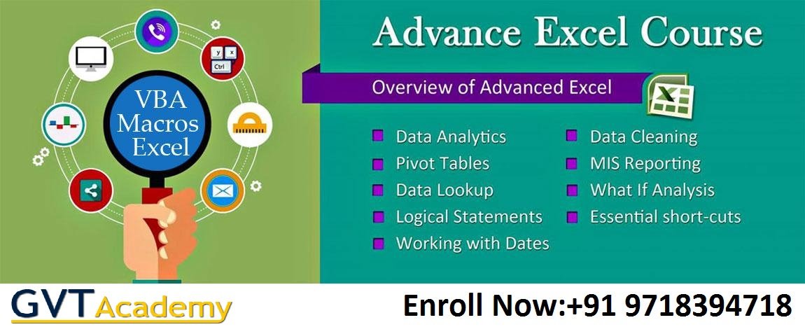 GVTAcademy's tweet image. Looking for advanced excel course training? GVT Academy offers advanced excel training in Noida and Ghaziabad in simple & easy steps! Call at +91 9718394718
gvtacademy.com…/mis-advanced-excel-vba-classes-in-s…
#advanceexceltraining #advanceexceltraininginnoida