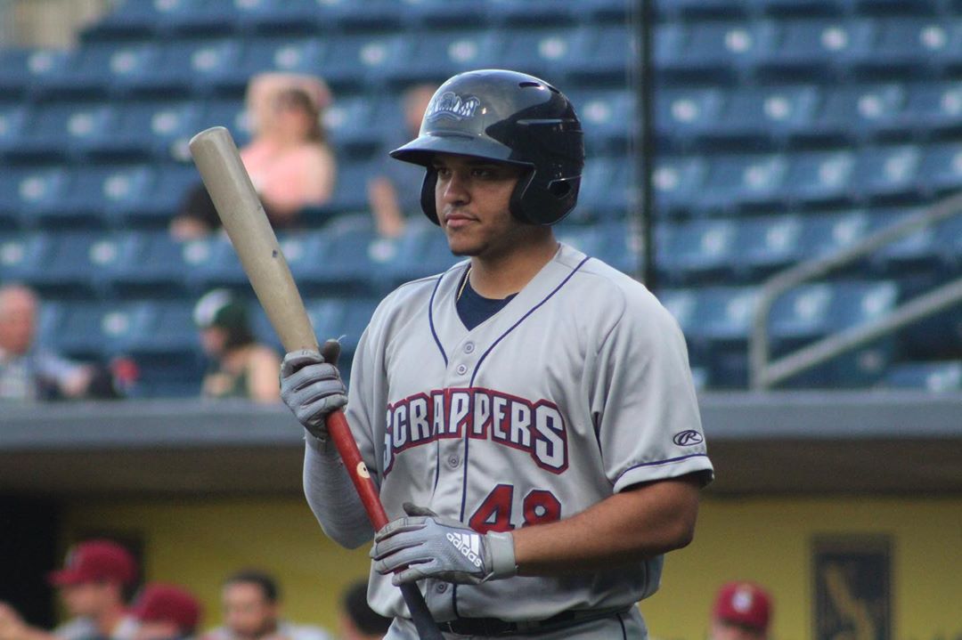 CleGuardPro's tweet photo. Mahoning Valley (C) Yainer Diaz with a huge night tonight vs the Doubledays in the Scrappers 9-2 win. Diaz had 3 hits including a HR and 5 RBI's. He extended his hitting streak to 8 games as well.

During the streak: 15-33 5R 3(2B) 1(3B) 1HR 10RBI .455 AVG

#RallyTogether https://t.co/DZKsdnQ26v