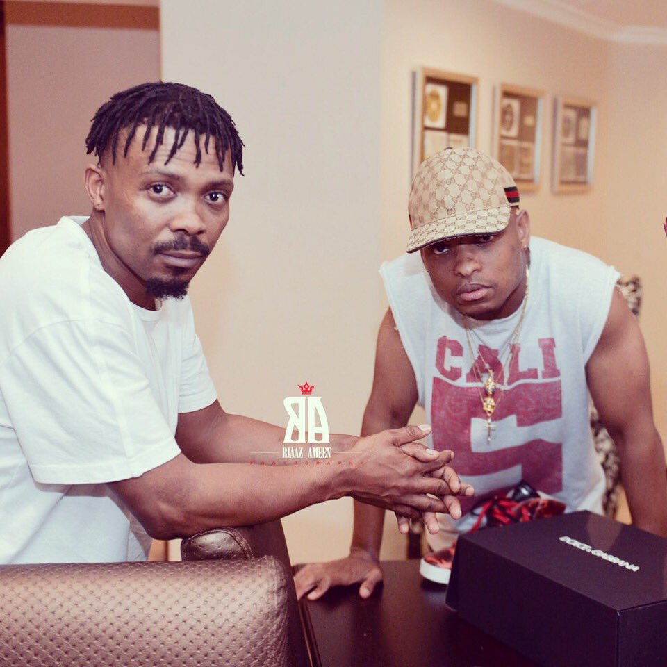 MaEzeeDoesIt's tweet photo. It’s been 5 years since me and my bro linked up in studio. This year we promised to go hard on collaborating together. Thank you for everything you do for me sbata saka @mrcashtime... The long awaited single Ma-E Feat. KO &amp; Eminent Fam #TilTheEnd drops soon🔥#TheCouncillorsDay https://t.co/2cNSkxcX2d