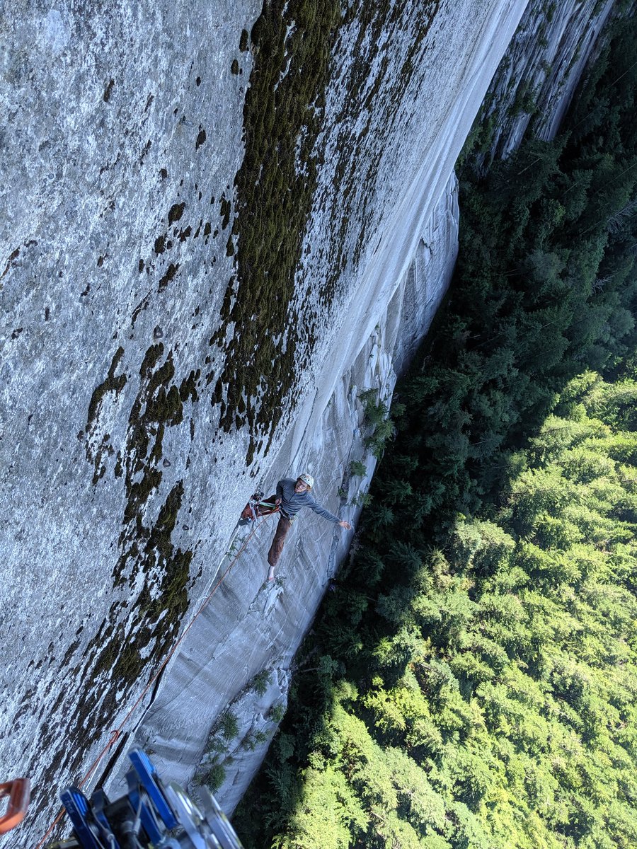 guymiscampbell's tweet image. The Grand Wall, Squamish Chief. Exhausting, terrifying, hard, awesome.