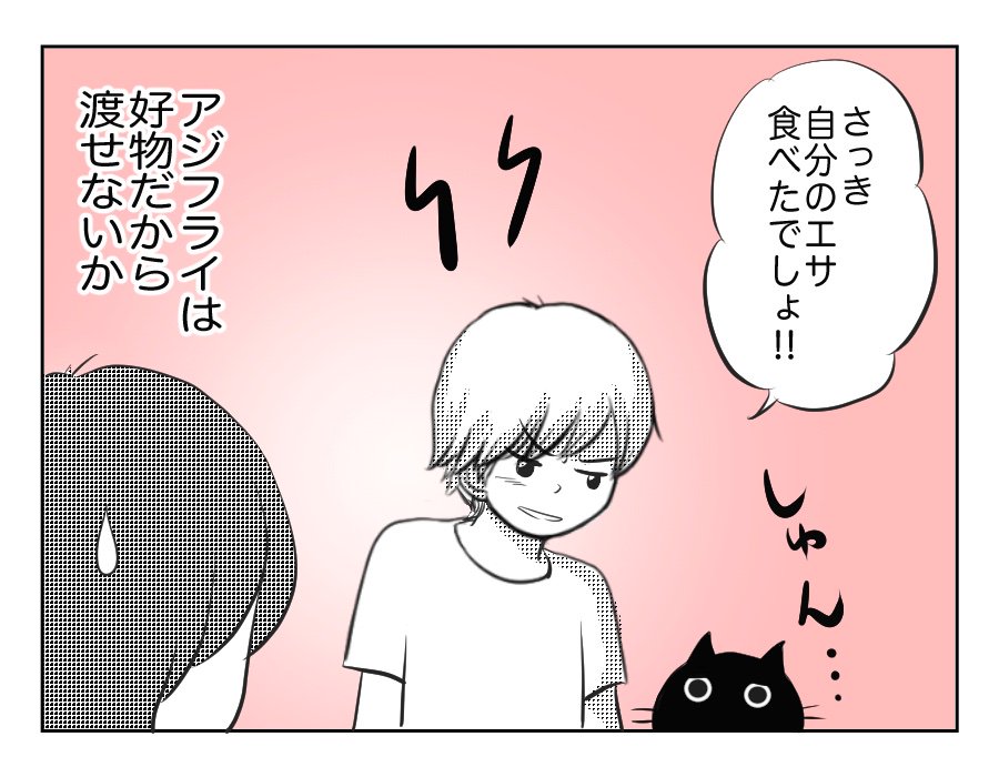 食事をつまみ食いしたい猫にしたこととは!?
12話もUPします! #息猫 #猫のいる暮らし 