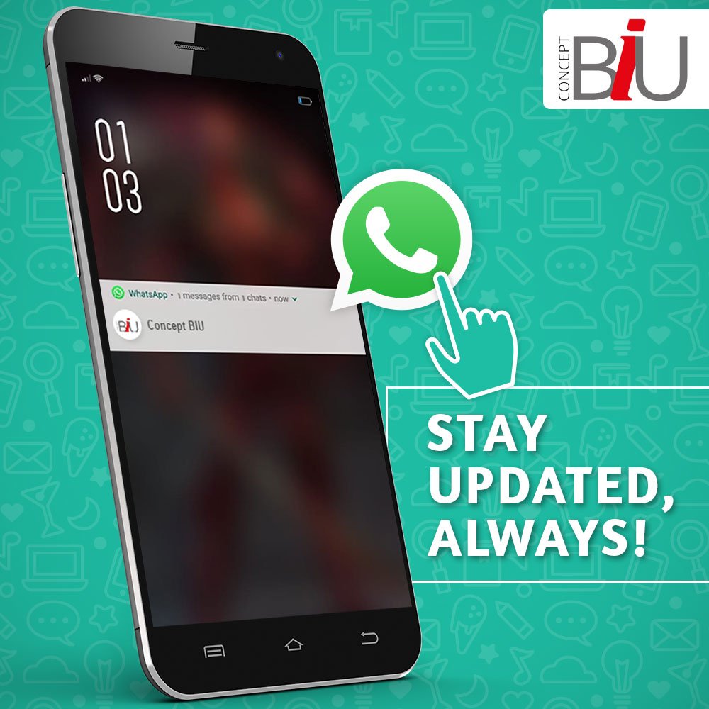 Concept_BIU's tweet image. With WhatsApp alerts, we ensure you never miss onto any important news that can be helpful for your business. 
#MediaTracking #MediaMonitoring #TrackNews #PRAgency #WhatsappAlerts #ConceptBIU