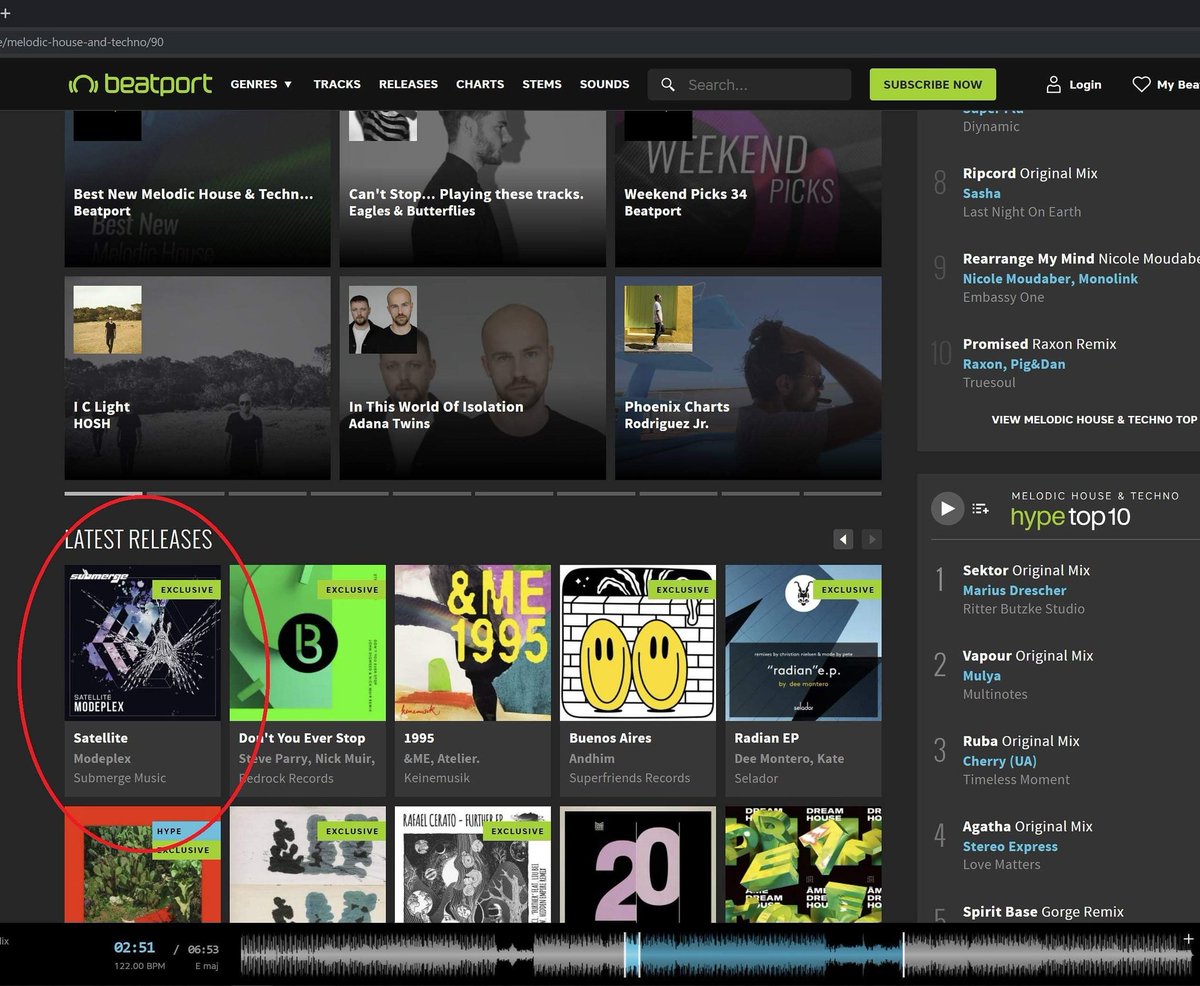 Thanks for this feature, <a href="/beatport/">Beatport</a> 🎶💯

'Satellite' by <a href="/modeplex/">Modeplex</a> is out now!! Get your copy 😊

👉 beatport.com/track/satellit…