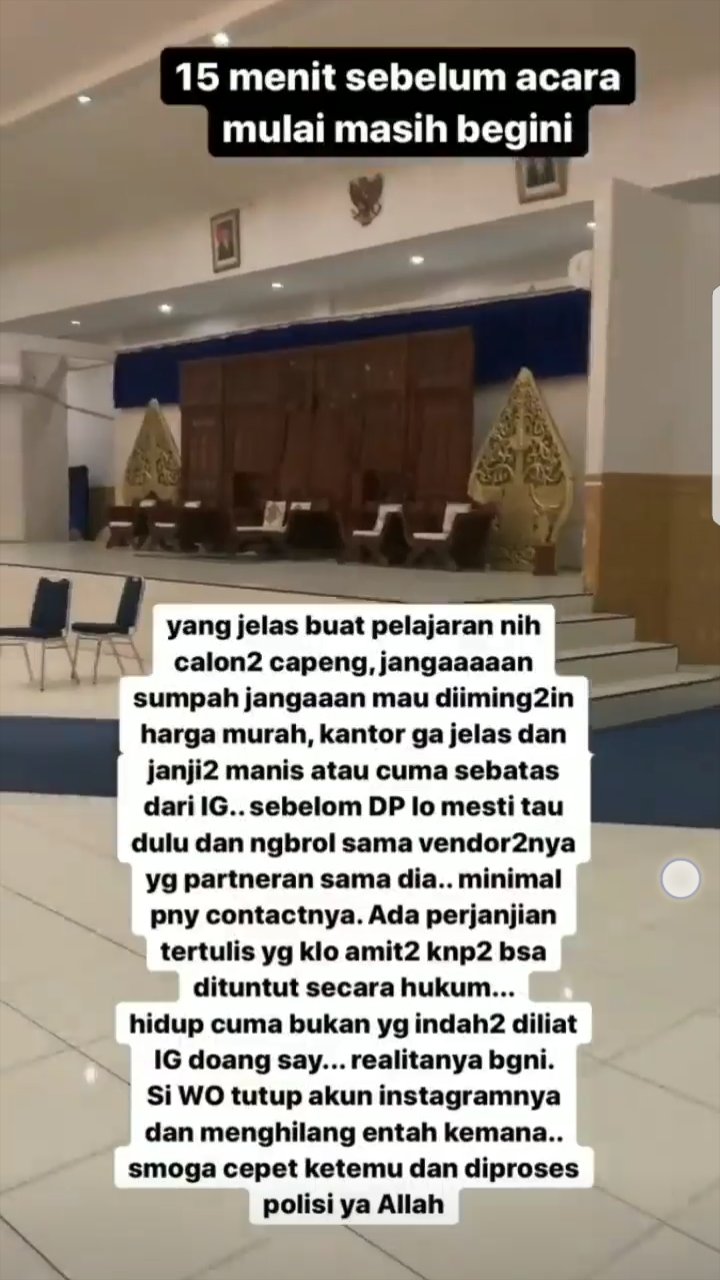Bos Wedding Organizer Penipu Pengantin Hilang Dari Rumah Sejak Jumat Malam Satpam Ungkap Keanehan Halaman 3 Tribun Batam