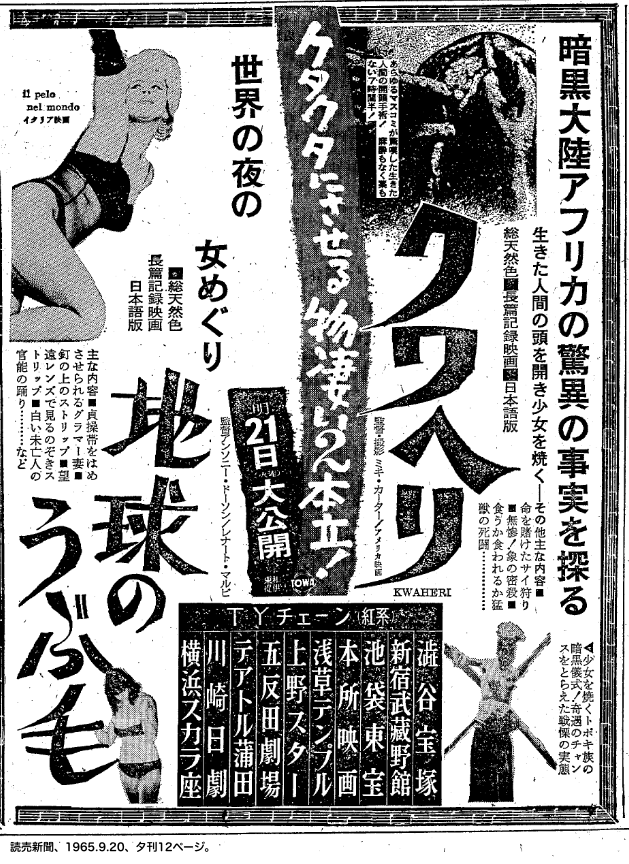 Passerby 暗黒大陸アフリカの脅威の事実 世界の夜の女めぐり 物凄い２本立 T Co 163cbbrvht Twitter