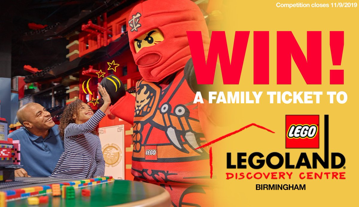 #WIN!

A family ticket to <a href="/LDCBirmingham/">LEGOLAND Birmingham</a>. 

FOLLOW + RT before 11/9 for your chance to win!