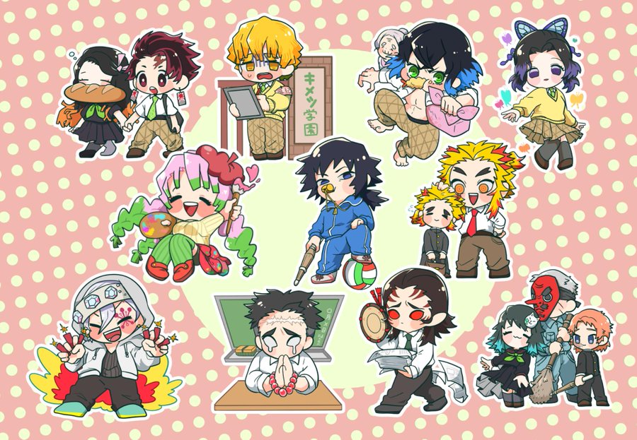キメツ学園のアニメはどんな物語 全部で何話あるの キャラの名前や設定は 鬼滅なび