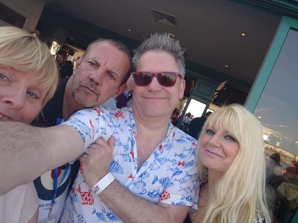 sequinedmoon's tweet photo. Fab party on #brightonpier #quad40 celebrating 40 years of Quadrophenia ๐ต @GaryShail and casting director Esta Charkham #quadrophenia #brighton #classicfilm #mods https://t.co/eRKxKpB4tJ