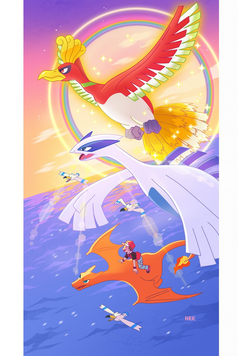 Aris On Twitter Flying With Legendary Pokemons Ho Oh Lugia Charizard Pokemon Red Doodle Fanart Illustration ポケモン ファンアート Https T Co W8coaij7jz