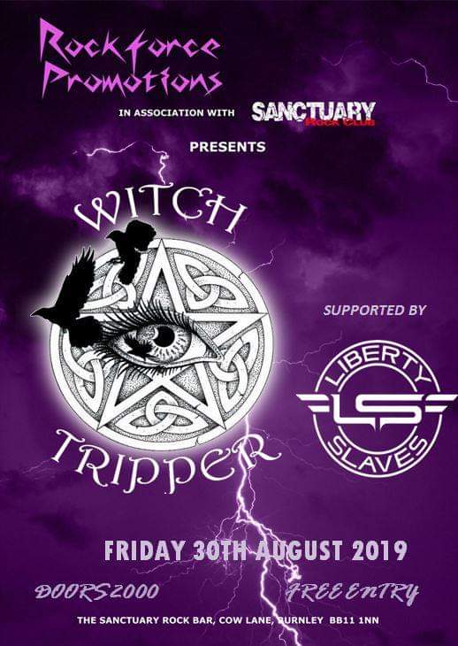 This Friday supporting @WitchTripperUK <a href="/SanctuaryBar1/">Sanctuary Burnley</a> 🤘🤘