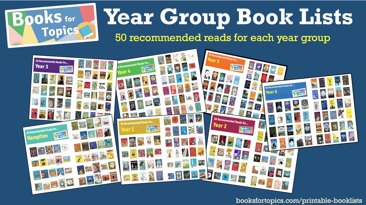 booksfortopics's tweet image. Don&apos;t forget, you can now print off display posters for each of our year group booklists.

50 recommended reads for each year group including fiction, non-fiction, poetry, picture books, golden oldies and newly published titles too.

Find them here: booksfortopics.com/printable-book…