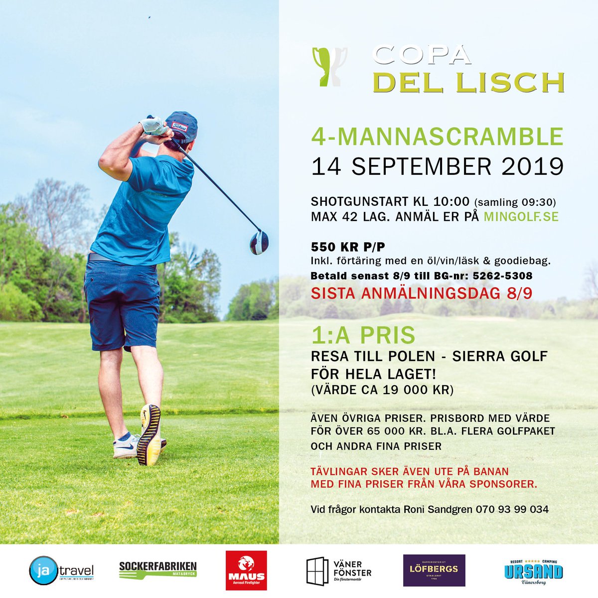 Det kommer att vara max 42 st lag i årets Copa Del Lisch. Anmälningarna börjar nu rulla in och i skrivande stund så är det nu uppe i 17 st lag alltså finns det chans för ytterligare 25 lag att få plats.