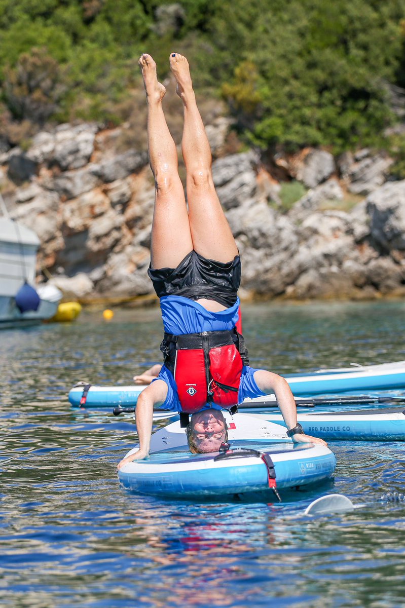 Stand up paddle boarding. One of the best ways to get out on the water and explore. Balance is key, as Michelle is showing here! <a href="/neilsonholidays/">Neilson Active Holidays</a> #RelaxAsHardAsYouLike <a href="/RedPaddleCo/">Red Paddle Co</a> <a href="/CEPhotoUK/">CE PHOTO</a> #sup #paddleboarding #balance #activeholiday #headstand