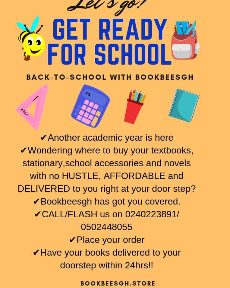 gh_bees's tweet photo. Get all the items on that school list from us!!!
Call 0240223891/0502448055 to make your orders.
#backtoschool https://t.co/tz6ZcMCOs0