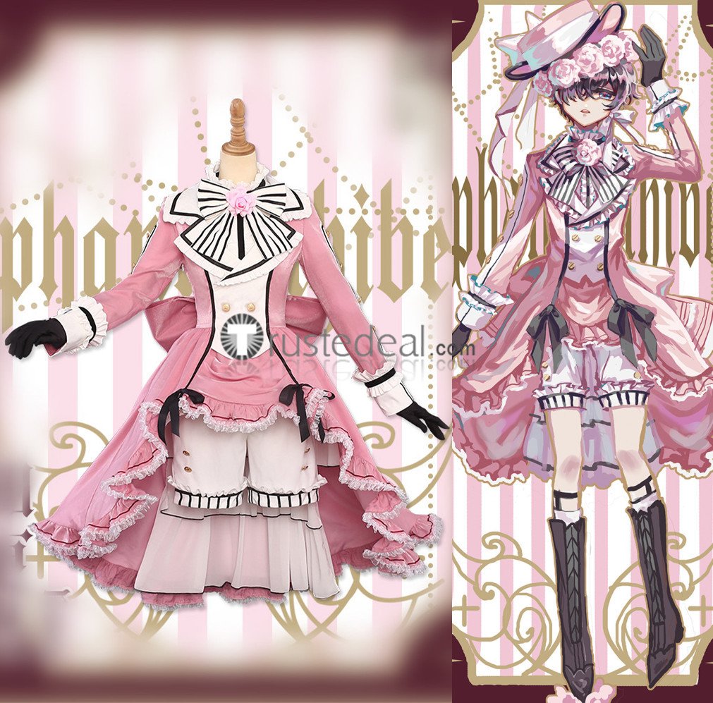 New~#Kuroshitsuji Black Butler Robin Ciel #Phantomhive #PinkLolitaCosplay  #Costume, #Wig, #Shoes at @Trustedealcos https://t.co/z2cs9ixAiq  #kuroshitsujicielcosplay #robincielcosplaydress #cielpinkdress  #animecosplay #blackbutlercielcosplaylolitadress ...