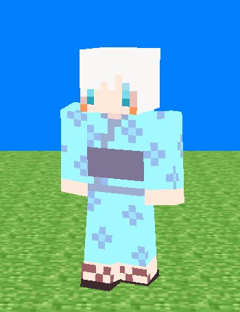 風花藍流 〆切逃避p Twitterren アルス アルマル浴衣スキン アルス アルマル Minecraft マイクラ スキン Skin にじさんじ T Co Piul22nrpk