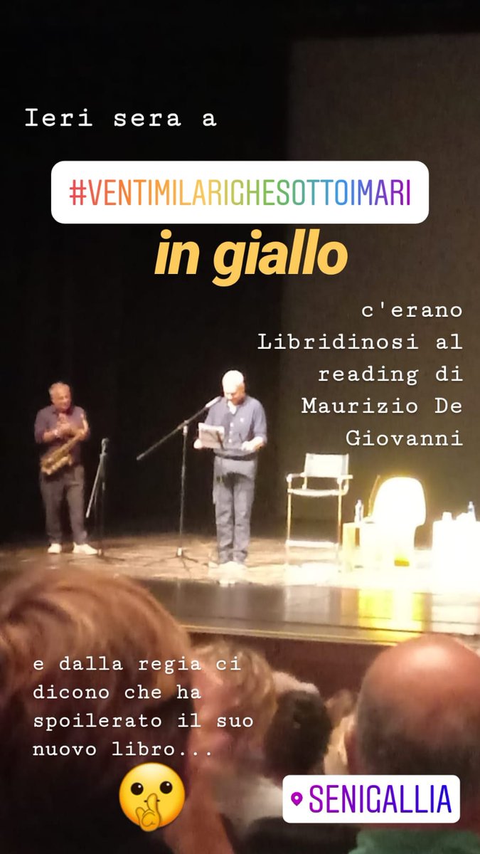 libridineforum's tweet photo. Siamo ovunque...
#libridineforum @MdGOfficial 😍 #ventimilarighesottoimariingiallo #Reading #libri #leggeresempre #leggereovunque #leggere #lettura #books #booklovers https://t.co/NQgHa09P9h