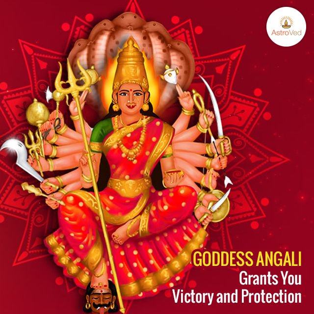 AstroVed's tweet photo. To gain overall #victory and #protection from negativity, invoke #Goddess #Angali by sponsoring group fire lab for Goddess Angali. https://t.co/pKnvAK2tOw https://t.co/iG05493SNP