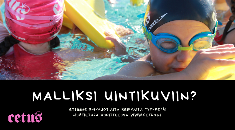 #Valokuvauspäivä 16.10. keskiviikkona Leppävaaran uimahallilla klo 8.00. Etsimme reippaita 5-9-vuotiaita vesipetoja malleiksi uintikuviimme! Palkinnoksi #Hyväämieltä ja #Cetustuotteita #ilmoittaudumukaan cetus.fi