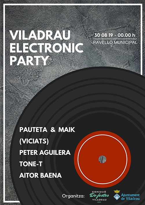 AjViladrau's tweet photo. 🎛️🎚🎶🎊 VILADRAU ELECTRONIC PARTY
🗓️ Divendres 30 d'agost
🕛 00.00 hores
📍 Al Pavelló Municipal
#ElectronicParty #DJ #Viladrau #Osona #Viladrauésmolt https://t.co/yWjIV302hV