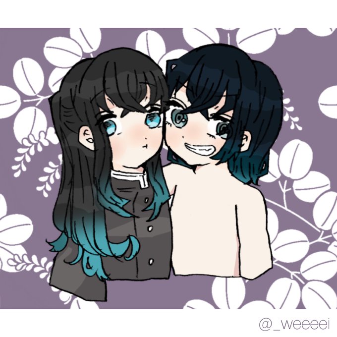 コハクくんさんがTwitterに投稿した時透無一郎(鬼滅の刃)のイラスト。